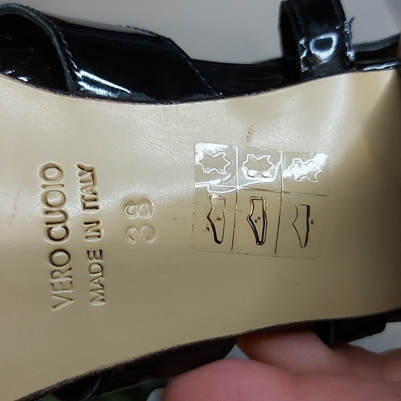 Made in Italy Leather Slingback Sandals - Picture 5 of 5